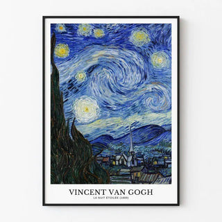 Affiche La Nuit étoilée - Vincent Van Gogh