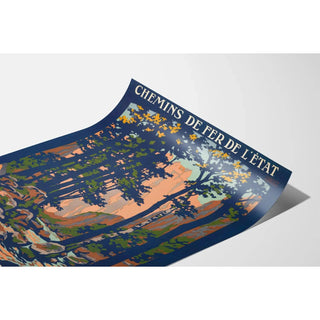 Affiche Mortain – Voyages en Normandie & Bretagne