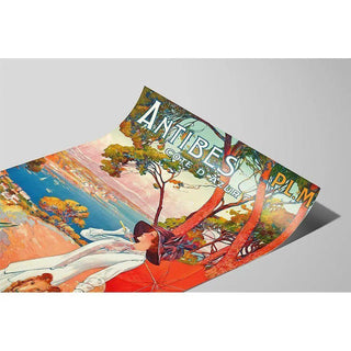 Affiche Vintage - Antibes - Côte d'Azur