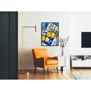 Affiche décoration cuisine - Citrons et Feuilles d'Olivier