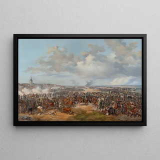 Alexander Wetterling - Swedish Troops Assaulting the Town Gate of Leipzig October 19 1813.webp