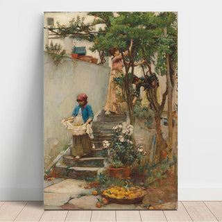 An Orange Garden - John William Waterhouse | Reproduction Tableau Décoration murale affiche copie