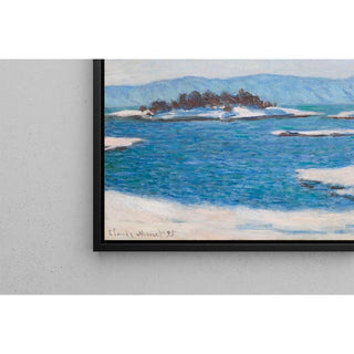 Au Bord du Fjord de Christiania - Claude Monet | Reproduction Tableau Décoration murale affiche copie