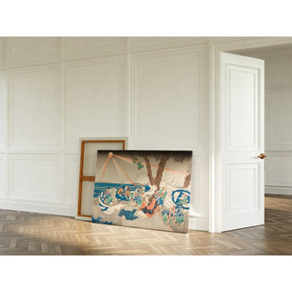 Au cimetière de Tatsunokuchi, dans la province de Sagami - Utagawa Kuniyoshi | Reproduction Tableau Décoration murale affiche copie