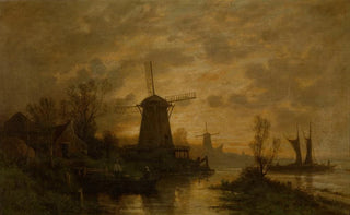 Auguste Anastasi - Windmills in Schiedam.webp