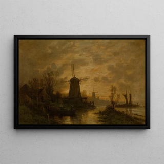 Auguste Anastasi - Windmills in Schiedam.webp