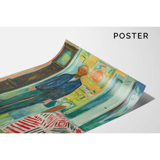 Autoportrait - Edvard Munch | Reproduction Tableau Décoration murale affiche copie