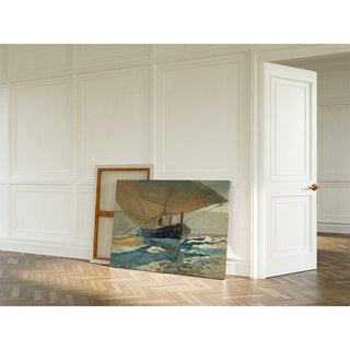 Bateaux de pêche sur la plage, Valence - Joaquín Sorolla | Reproduction Tableau Décoration murale affiche copie