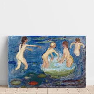 Bathing Girls - Edvard Munch | Reproduction Tableau Décoration murale affiche copie