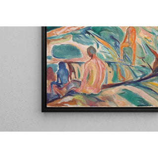 Bathing Men on Rocks - Edvard Munch | Reproduction Tableau Décoration murale affiche copie