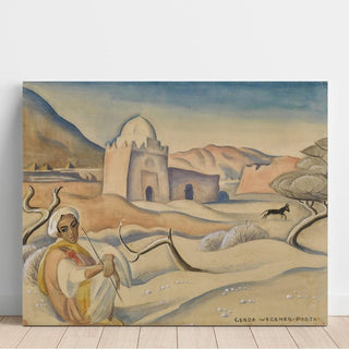 Berger dans les montagnes de l'Atlas - Gerda Wegener | Reproduction Tableau Décoration murale affiche copie