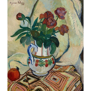 Bouquet de roses - Suzanne Valadon | Reproduction Tableau Décoration murale affiche copie