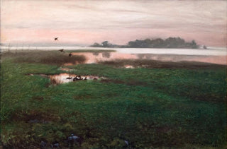 Bruno Liljefors - Evening Landscape.webp