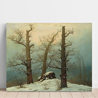 Cairn sous la neige - Caspar David Friedrich | Reproduction Tableau Décoration murale affiche copie