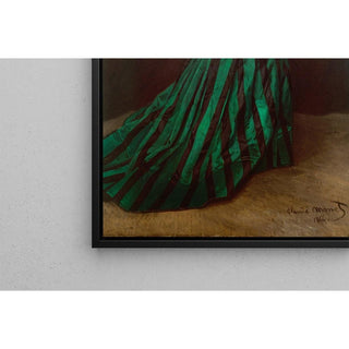 Camille La Femme à la robe verte - Claude Monet | Reproduction Tableau Décoration murale affiche copie