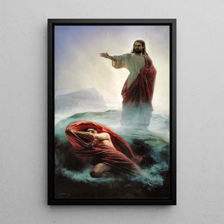 Carl Bloch - Denying Satan.webp