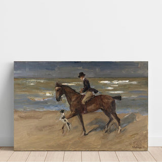 Cavalier sur la plage - Max Liebermann | Reproduction Tableau Décoration murale affiche copie