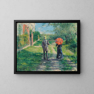 Chemin Montant - Gustave Caillebotte | Reproduction Tableau Décoration murale affiche copie