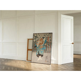 Chiemon, mais en réalité Onmaya no Kisanda - Utagawa Kuniyoshi | Reproduction Tableau Décoration murale affiche copie