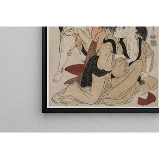 Chushingura, Acte III de L'entrepôt de la loyauté - Kitagawa Utamaro | Reproduction Tableau Décoration murale affiche copie