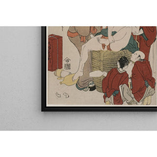 Chushingura - Acte X du Trésor de la Loyauté - Kitagawa Utamaro | Reproduction Tableau Décoration murale affiche copie