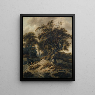 Cornelis Gerritsz Decker - Dutch Landscape with Staffage Figures.webp