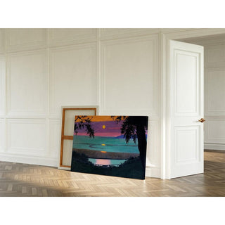 Coucher de soleil à Grasse de Félix Vallotton | Reproduction Tableau Décoration murale affiche copie