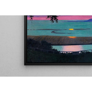 Coucher de soleil à Grasse de Félix Vallotton | Reproduction Tableau Décoration murale affiche copie