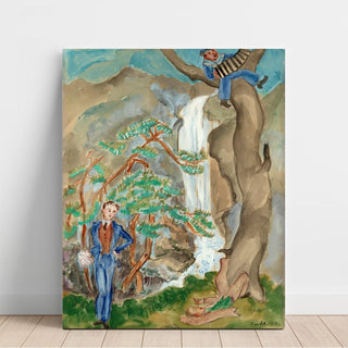 Courtiser - Nils Dardel | Reproduction Tableau Décoration murale affiche copie