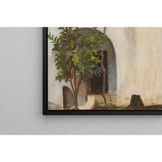 Dame au balcon, Capri - John William Waterhouse | Reproduction Tableau Décoration murale affiche copie