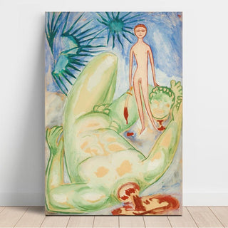 David and Goliath - Nils Dardel | Reproduction Tableau Décoration murale affiche copie