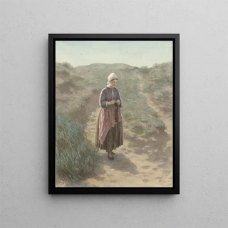 David Adolph Constant Artz - In de duinen te Zandvoort.webp