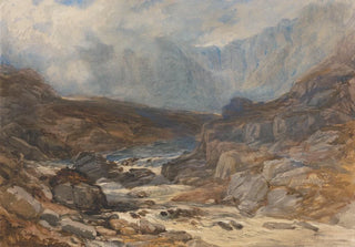 David Cox Jnr - Welsh Mountain Stream.webp