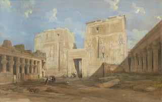 David Roberts - Entrance to the Temple of Isis Philae.webp