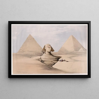 David Roberts - The Great Sphinx Pyramids of Gizeh Giza July 17th 1839.webp