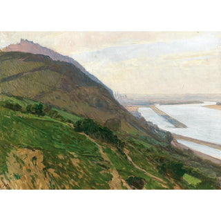 Donauansicht - Carl Moll | Reproduction Tableau Décoration murale affiche copie