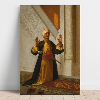 En prière - Jean-Léon Gérôme | Reproduction Tableau Décoration murale affiche copie