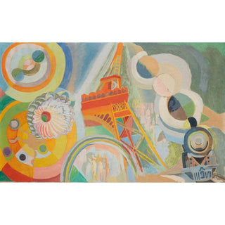 Étude pour "Air, fer et eau" - Robert Delaunay | Reproduction Tableau Décoration murale affiche copie