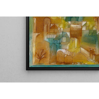 Façade Brown-Green - Paul Klee | Reproduction Tableau Décoration murale affiche copie