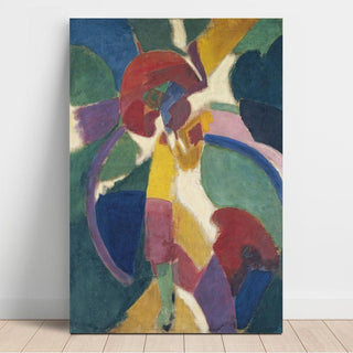 Femme à l'ombrelle - Robert Delaunay | Reproduction Tableau Décoration murale affiche copie