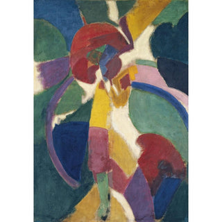 Femme à l'ombrelle - Robert Delaunay | Reproduction Tableau Décoration murale affiche copie