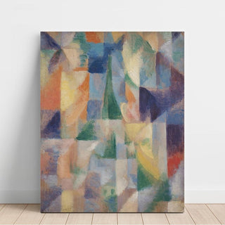 Fenêtre sur la ville - Robert Delaunay | Reproduction Tableau Décoration murale affiche copie