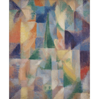 Fenêtre sur la ville - Robert Delaunay | Reproduction Tableau Décoration murale affiche copie