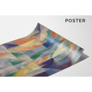 Fenêtre sur la ville - Robert Delaunay | Reproduction Tableau Décoration murale affiche copie