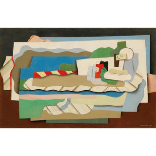 Fillette Allongée - Georges Valmier | Reproduction Tableau Décoration murale affiche copie