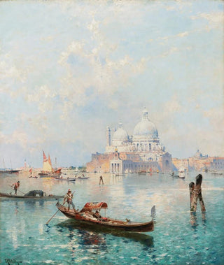 Franz Richard Unterberger - Santa Maria Della Salute On The Grand Canal.webp