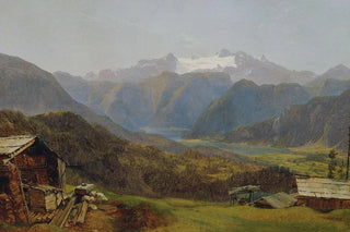 Friedrich Loos - Blick von der Htteneckalm auf den Hallsttter See und den Dachstein.webp