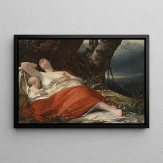 Friedrich von Amerling - Schlafende Fischerin.webp