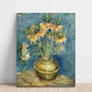 Fritillaires, couronne impériale dans un vase de cuivre - Vincent Van Gogh | Reproduction Tableau Décoration murale affiche copie