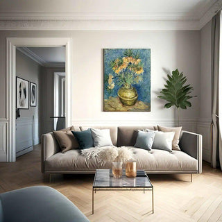 Fritillaires, couronne impériale dans un vase de cuivre - Vincent Van Gogh | Reproduction Tableau Décoration murale affiche copie